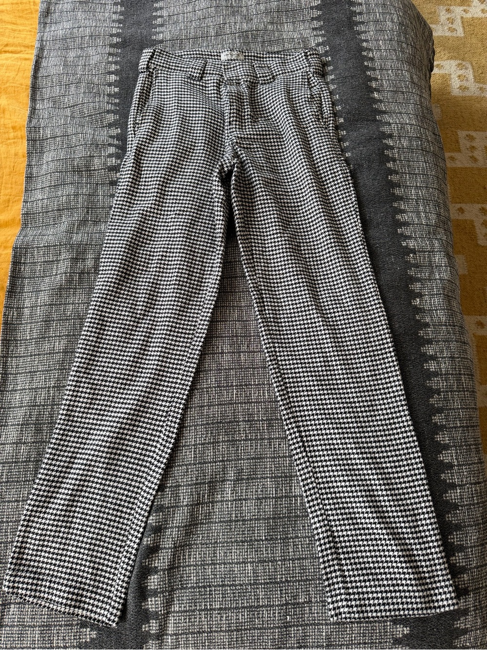Carhartt WIP Black & White Houndstooth Trousers
